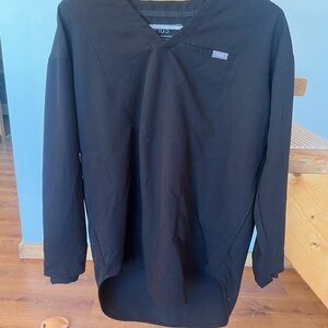 Figs Halle V-Neck Longsleeve Tunic Scrub Top